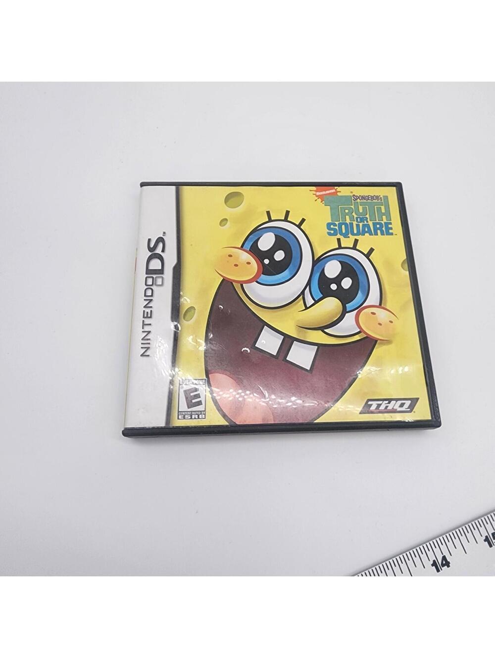 SpongeBob SquarePants: Truth or Square Nintendo DS Complete in Box